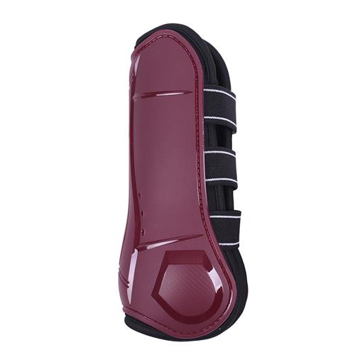 Přední chrániče QHP Champion, vínové - vel. Cob Tendon boots Champion