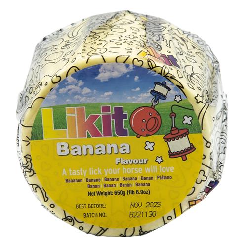 Liz pro koně Likit, náhradní náplň, 625 gr - banán Liz pro koně LIKIT, náhradní náplň, banán, 625 g
