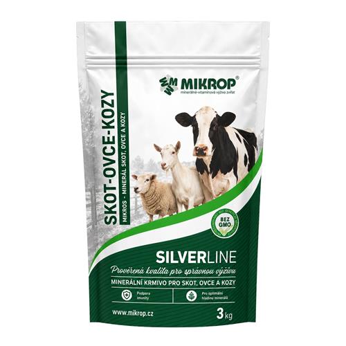 Minerální doplněk pro skot, ovce, kozy , MIKROS, 3kg minerální doplněk pro skot, ovce, kozy , MIKROS, 3kg