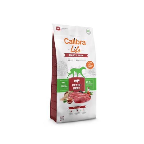 Calibra Dog Life Adult Large Fresh Beef - 12 kg + Vodítko Flexi Zdarma Granule Calibra Life Fresh Beef Adult L.