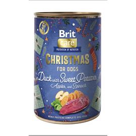 Konzerva pro psy Brit Care Dog Christmas can Duck, 400 g