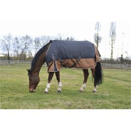 Nepromokavá deka Equi-theme Aisance, 0 gr, šedo-hnědá