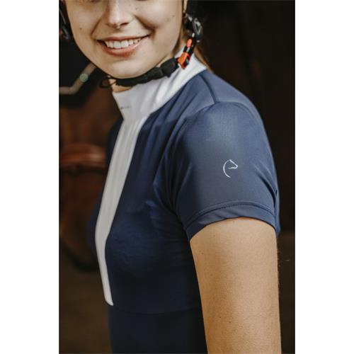 Dámské závodní triko Equitheme Doha, modré - vel. S Triko dámské Equitheme Doha, modré, S