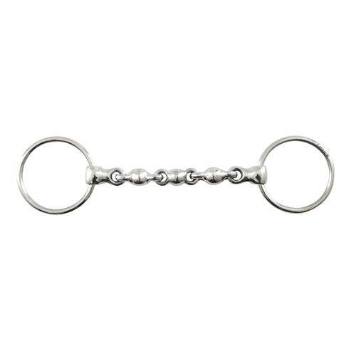 Udidlo stihlo Premier Equine vícelomenné s kulatými mezičlánky - vel. 14 cm Udidlo Premier stihlo vícelomené s kulatými mezičl., vel. 14 cm