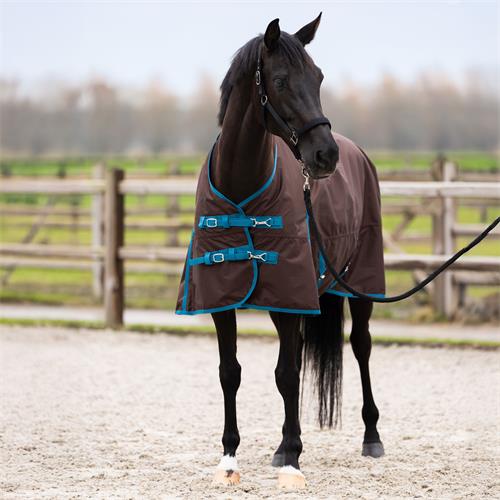 Nepromokavá deka s vyšším krkem IRH Limited, s fleecem, hnědá - vel. 125/175 cm Deka s vyšším krkem IRH Limited, fleece, hnědá, 125/175