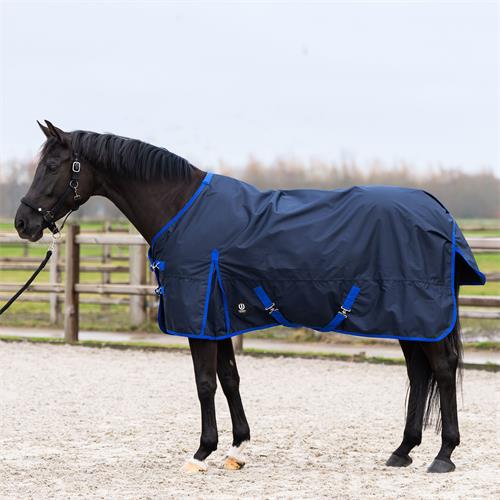 Nepromokavá deka s vyšším krkem IRH Limited, 200g, modrá - vel. 125/175 cm Deka s vyšším krkem IRH Limited, 200g, modrá, 125/175