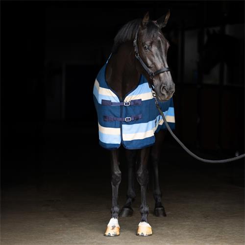 Odpocovací deka IRH Stripe, modrá - vel. 155/205 cm Deka odpoc. IRH Stripe, modrá, vel. 155/205