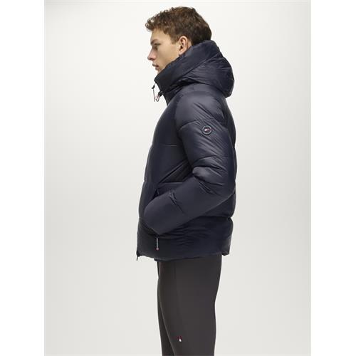 Pánská zimní bunda Tommy Hilfiger Morrison, AW 26/27, modrá - vel. M Pánská bunda Tommy Hilfiger Morrison, AW 26/27, modrá, vel. M