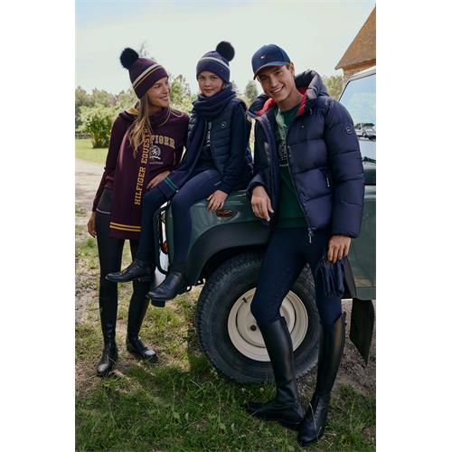 Pánská zimní bunda Tommy Hilfiger Morrison, AW 26/27, modrá - vel. L Pánská bunda Tommy Hilfiger Morrison, AW 26/27, modrá, vel. L