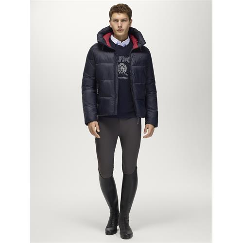 Pánská zimní bunda Tommy Hilfiger Morrison, AW 26/27, modrá - vel. XL Pánská bunda Tommy Hilfiger Morrison, AW 26/27, modrá, vel. XL