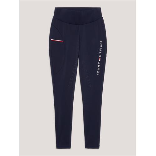 Dámské termolegíny Tommy Hilfiger Elmira, AW 26/27, modré - vel. M Dámské termoleginy Tommy Hilfiger Elmira, AW 26/27, modré, vel. M
