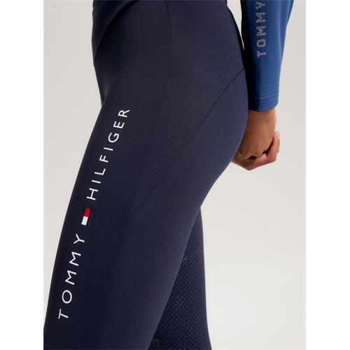 Dámské termolegíny Tommy Hilfiger Elmira, AW 26/27, modré - vel. L Dámské termoleginy Tommy Hilfiger Elmira, AW 26/27, modré, vel. L