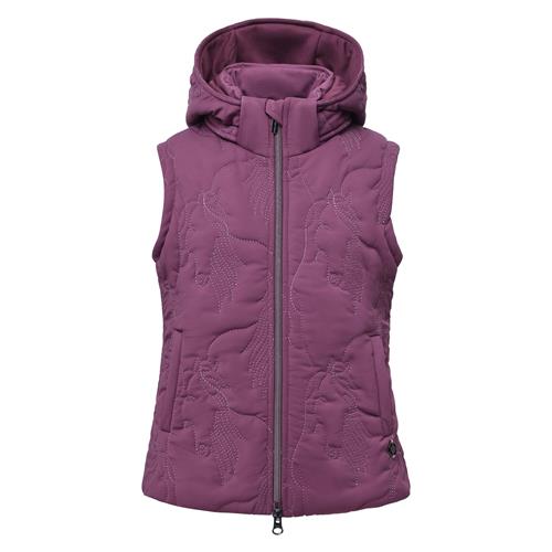 Dětská vesta IRH Lexy, AW 26/27, vínová - vel. 152 Dětská vesta IRH Lexy, AW 26/27, vínová, vel. 152