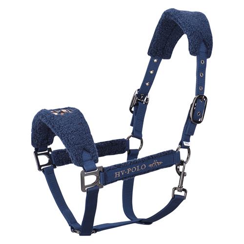 Ohlávka HV Polo Teddy, AW 26/27, modrá - vel. Pony Ohlávka HVP Teddy, modrá, vel. Pony, AW 26/27