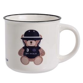 Hrneček HVP Teddy, bílý s medvídkem, AW 26/27