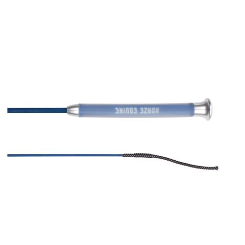 Drezurní gelový bič Horze Ashton, 100 cm - modrý Bič drezurní Horze Ashton, gelový, modrý, 100 cm