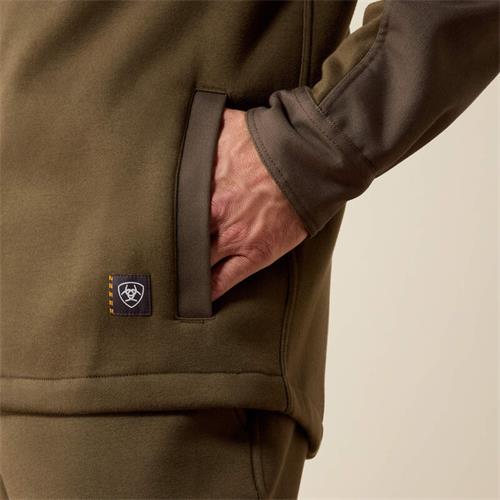 Pánská zateplená pracovní košile Ariat Rebar, khaki - vel. XL Košile zateplená pánská pracovní Ariat Rebar, khaki, vel. XL