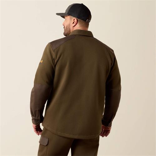 Pánská zateplená pracovní košile Ariat Rebar, khaki - vel. XL Košile zateplená pánská pracovní Ariat Rebar, khaki, vel. XL