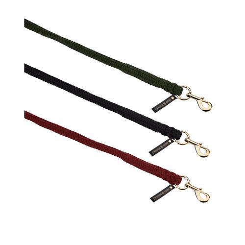 Vodítko Eskadron Duralastic Heritage, AW 26/27, s otočnou karabinou - černé Vodítko Eskadron Duralastic Heritage, AW 26/27, černé