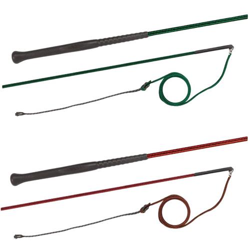Lonžovací bič Fleck, 180 cm - tmavě zelený Bič lonžovací Fleck, tmavě zelený, 180 cm