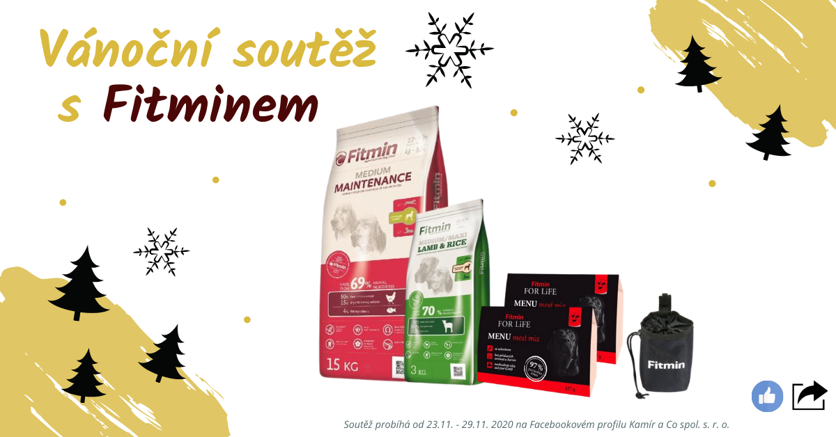 Vánoční soutěž na FB o produkty Fitmin