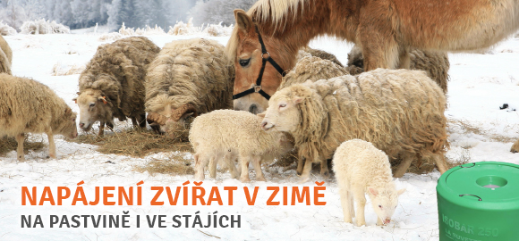 Napájení zvířat v zimě - prospekt 2021