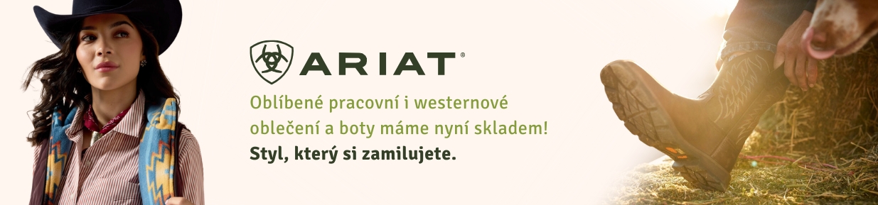 Westernové boty a oblečení ariat