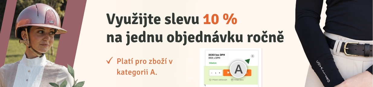 Sleva 10  na jednu objednávku ročně