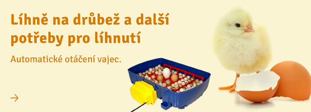 Líhně na drůbež a další potřeby pro líhnutí