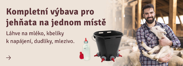 Kompletní výbava pro jehňata na jednom místě