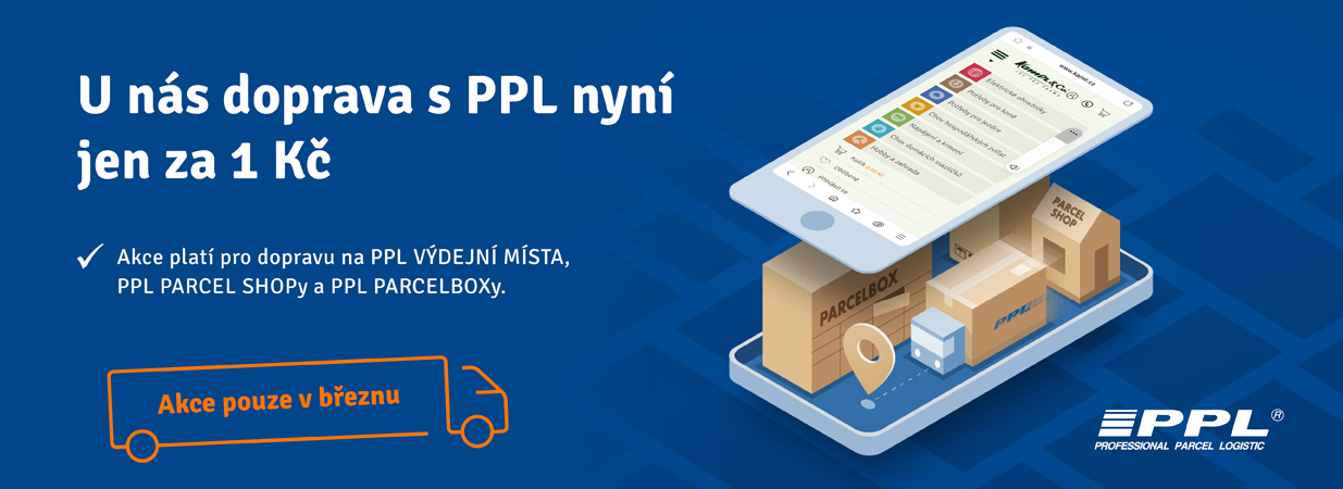 Doprava PPL zdarma v březnu - na výdejní místa, PARCEL SHOP, PARCEL BOX