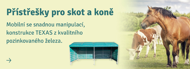 Přístřešky pro skot a koně