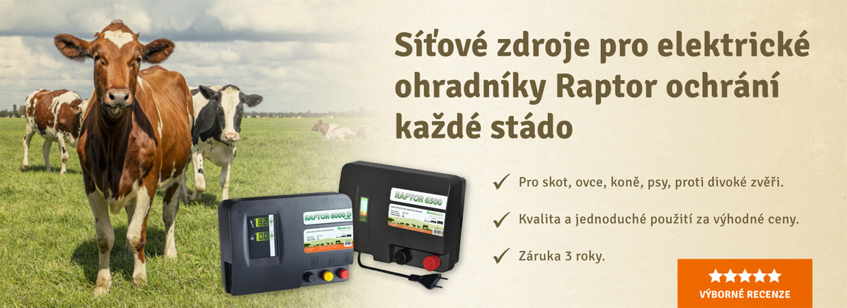 Síťové zdroje pro elektrické ohradníky