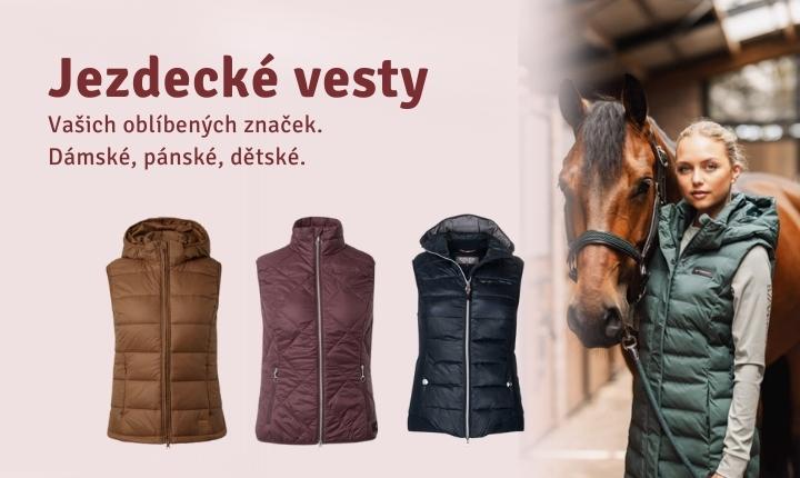 Jezdecké vesty na koně