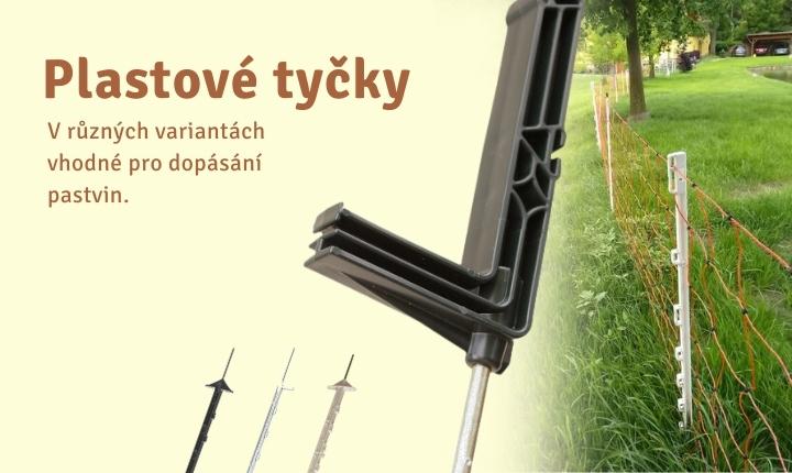 Plastové tyčky na ohradník