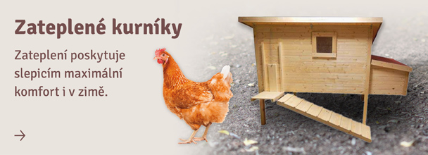 Zateplený kurník pro slepice