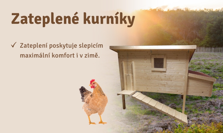 Zateplený kurník pro slepice