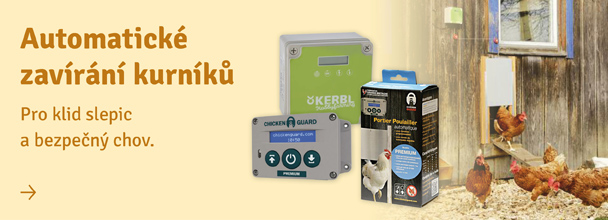 Automatické zavírání kurníku