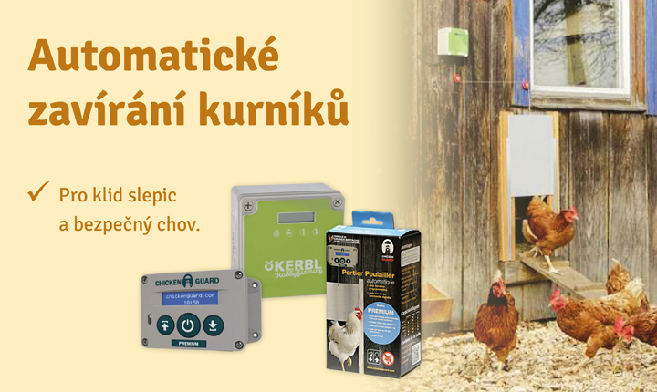 Automatické zavírání kurníku