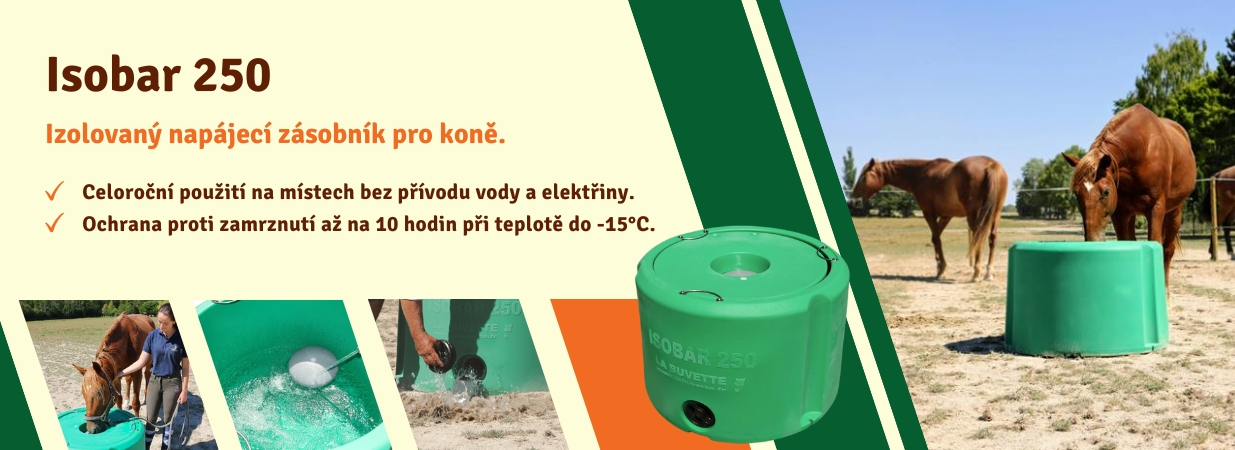 Isobar 250 napájecí zásobník pro koně