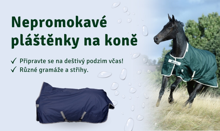 Nepromokané deky na koně
