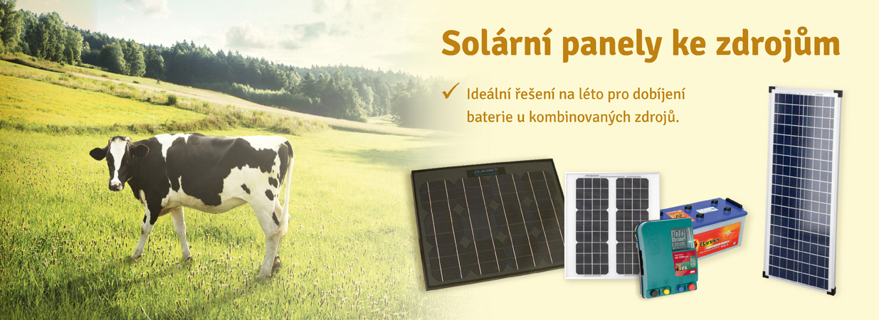 Solární panely ke zdrojům