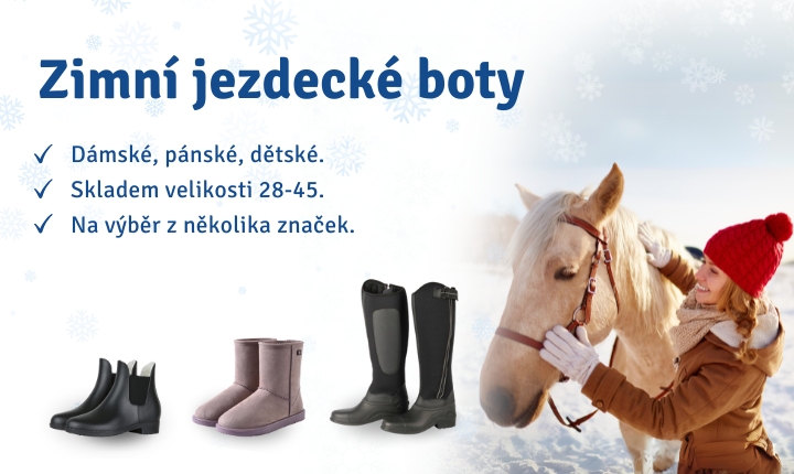 Zimní jezdecké boty