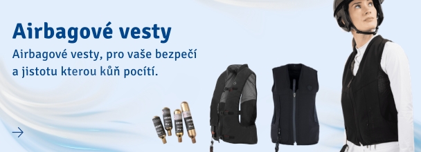 Airbagové vesty na koně