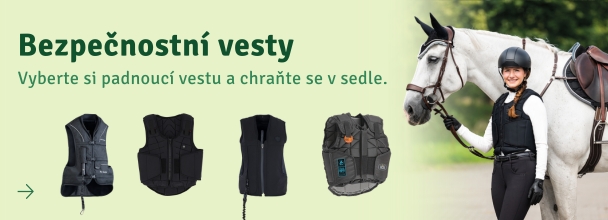 Bezpečnostní vesty na koně