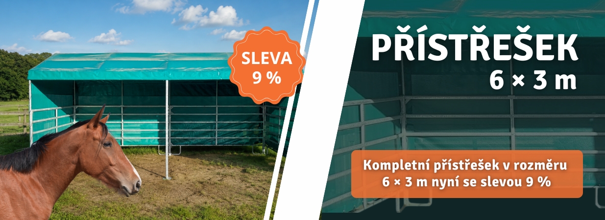 Přístřešky pro koně ve slevě
