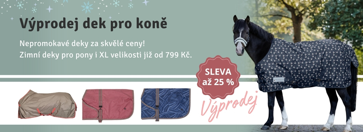 Výprodej dek pro koně