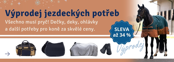 Výprodej jezdeckých potřeb