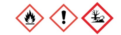 výstražné symboly pro sprej proti čmelíkům a štěnicím For Bug Plus 500 ml